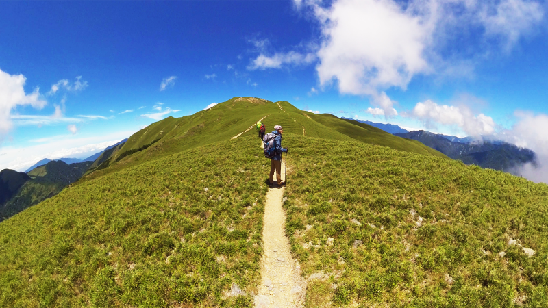 VR Video Shoot Photos: Mountains Hehuanshan North Peak, Nantou