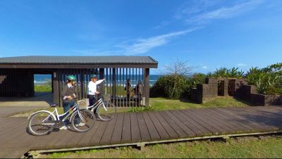 VR Video Shoot Photos: Love Follows Yilan Binhai Bikeway