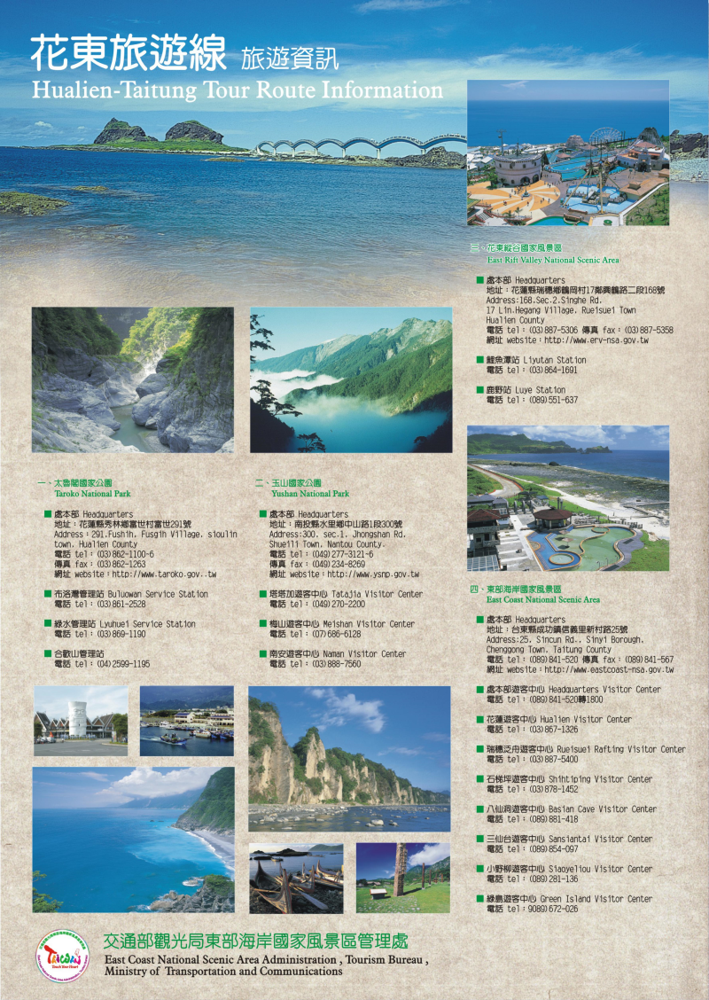  East of Taiwan: Travel Routes