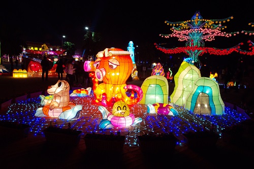圖片1: 2018台灣燈會-海灣旅遊燈區 (共1張)