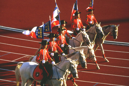 圖片1: 92年全國運動會-騎警隊 (共1張)