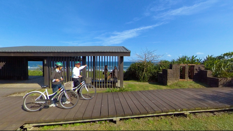 圖片1: VR影片攝製案照片《愛相隨》 宜蘭濱海自行車道 (共1張)