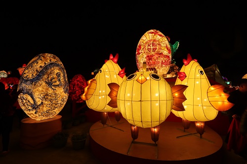  2017台灣燈會-中軸燈區：雞繪蛋生