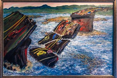  921地震教育園區畫作