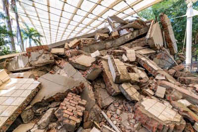  921地震教育園區館外