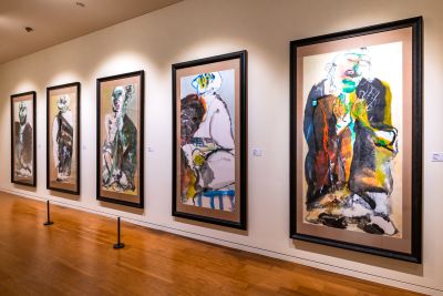  亞洲大學附屬現代美術館畫作照片