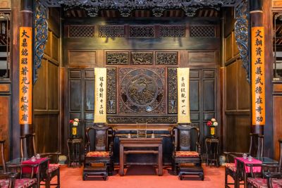  霧峰林家宅第-宮保第園區室內