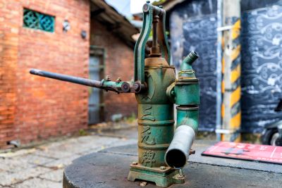  北埔老街蓄水裝置