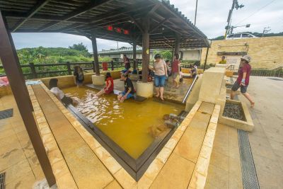 109年轄區景點攝影案 金山磺港溫泉泡腳池