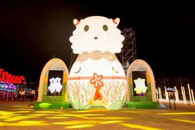 2026台灣燈會 (團聚光抵嘉燈區)鹿鹿，山之祈