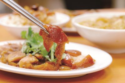 台灣觀光韓文雙月刊─2025.9月號 黃記魯肉飯-滷肉近照