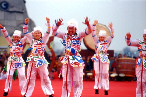  台灣燈會 日本YOSAKOI SORAN表演舞蹈