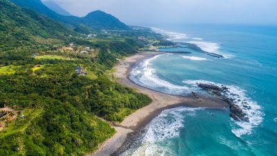  台東東河鄉 金樽陸連島