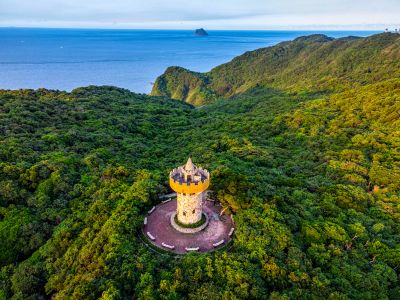 城堡遙望基隆嶼