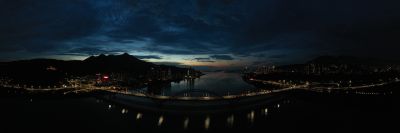  夕照關渡大橋