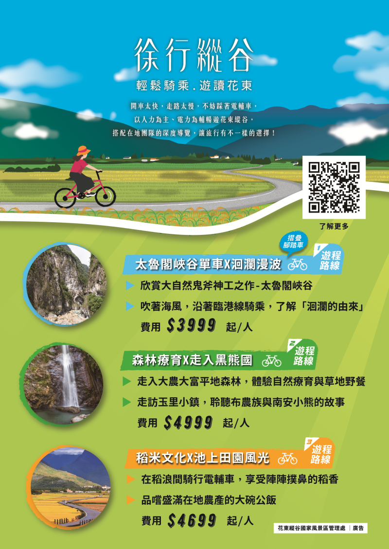  2022年徐行縱谷自行車旅遊