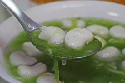  狗母魚丸海菜湯