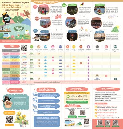  2024 Taiwan Tourist Shuttle Sun Moon Lake Route Publications_English