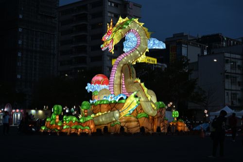 2025台灣燈會 傳統副燈「福耀蛟龍」_日文
