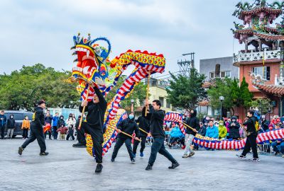 「苗栗𪹚龍」系列活動 二岡坪祥龍隊巡庄