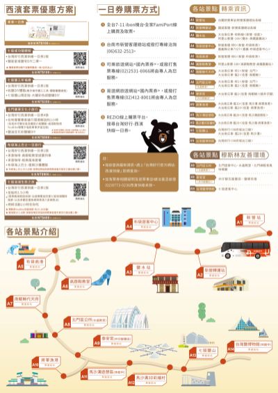  2025台灣好行西濱快線-摺頁-中文-背面