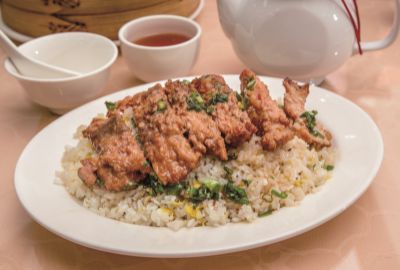  台灣觀光韓文雙月刊─2025.1月號_必比登美食_臺中 沁園春"排骨蛋飯"